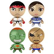 Street Fighter Series 3 Bobble Budd Bobble Head Set